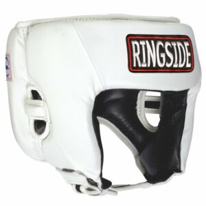 Ringside Adults' No-Cheek Competition Boxing Headgear White, Small - Martial Arts/Accessories at Academy Sports