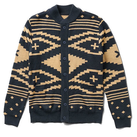 Roark Munro Cardigan Navy Md