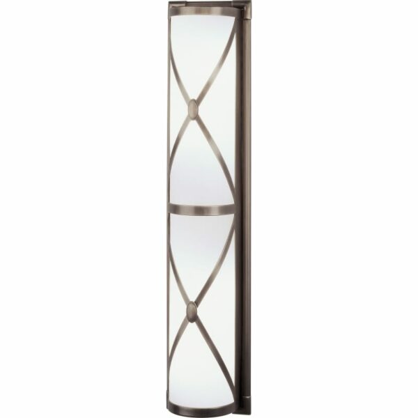 Robert Abbey Chase DBL Wall Chase 26" Double Bath Bar Dark Antique Nickel Indoor Lighting Bathroom Fixtures Bath Bar