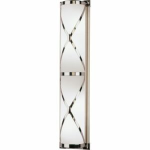 Robert Abbey Chase DBL Wall Chase 26" Double Bath Bar Polished Nickel Indoor Lighting Bathroom Fixtures Bath Bar