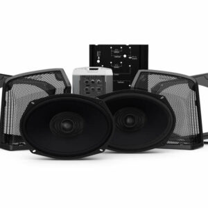 Rockford Fosgate Two Speakers & Amplifier Kit For Select 1998-2013 Road King Motorcycles