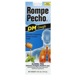 Rompe Pecho DM Cough Suppressant/Expectorant Liquid Honey - 6.0 fl oz