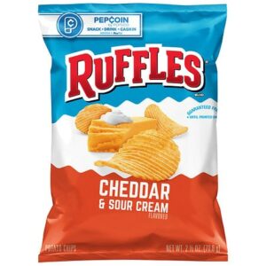 Ruffles Chips Cheddar & Sour Cream - 2.5 OZ