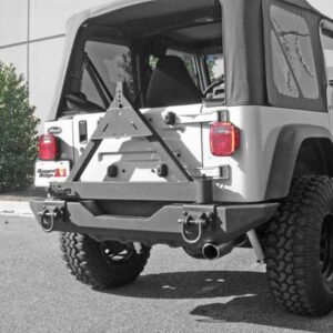 Rugged Ridge Rear XHD Bumper Tire Carrier - 11546.42