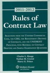 Rules of Contract Law 2011 Statutory Supplement