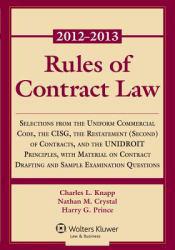 Rules of Contract Law 2012-2013 Statutory Supplement