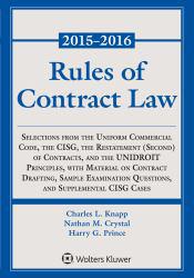 Rules of Contract Law, 2015-2016 Statutory Supplement