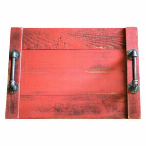 Rustic Stove Top Cover | Noodle Board, Red, Electric