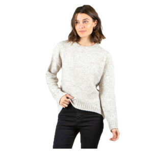 Rusty Opal Crew Knit Sweater - Women's Opal Grey Md