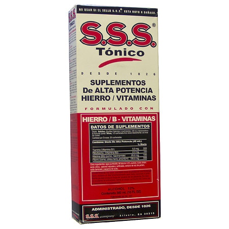 S.S.S. Tonic With Iron/B Vitamins Supplement - 10.0 fl oz