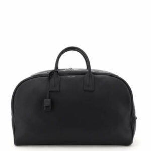 SAINT LAURENT BOWLING LEATHER BAG OS Black Leather