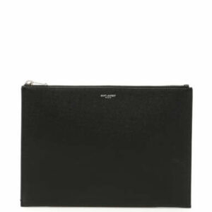 SAINT LAURENT IPAD CASE OS Black Leather