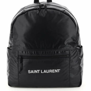 SAINT LAURENT NYLON BACKPACK OS Black Technical