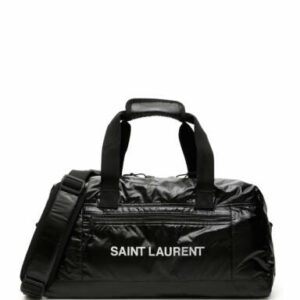 SAINT LAURENT RIPSTOP NYLON NUXX DUFFLE BAG OS Black Technical