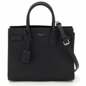 SAINT LAURENT SAC DE JOUR BABY HANDBAG OS Black Leather