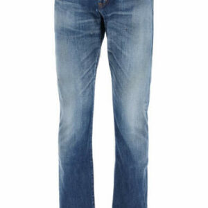 SAINT LAURENT SLIM FIT JEANS 31 Blue Cotton, Denim