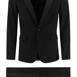 SAINT LAURENT TUXEDO SUIT 50 Black Wool