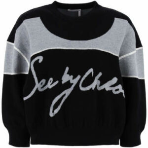 SEE BY CHLOE 0 S Black, Grey Cotton