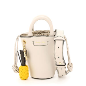 SEE BY CHLOE CECILYA MINI TOTE BAG OS White, Beige, Yellow Leather