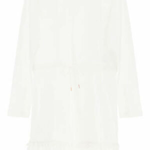 SEE BY CHLOE EMBROIDERED DRESS XS White Cotton