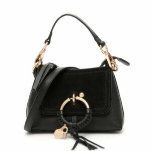 SEE BY CHLOE JOAN SHOULDER MINI BAG OS Black Leather