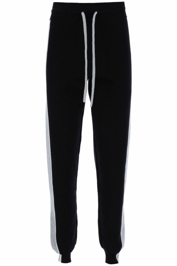 SEE BY CHLOE JOGGER PANTS M Black, Grey Cotton