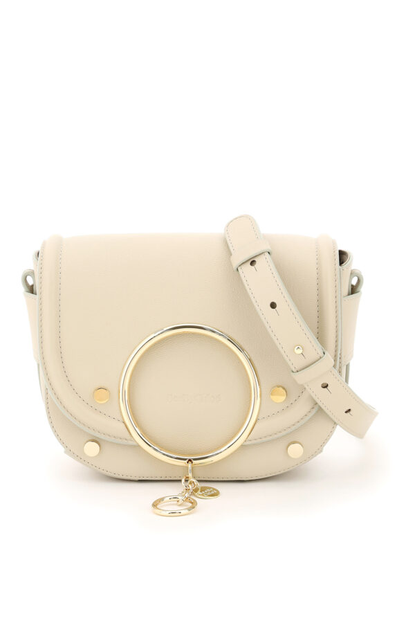 SEE BY CHLOE MARA SHOULDER BAG OS Beige Leather