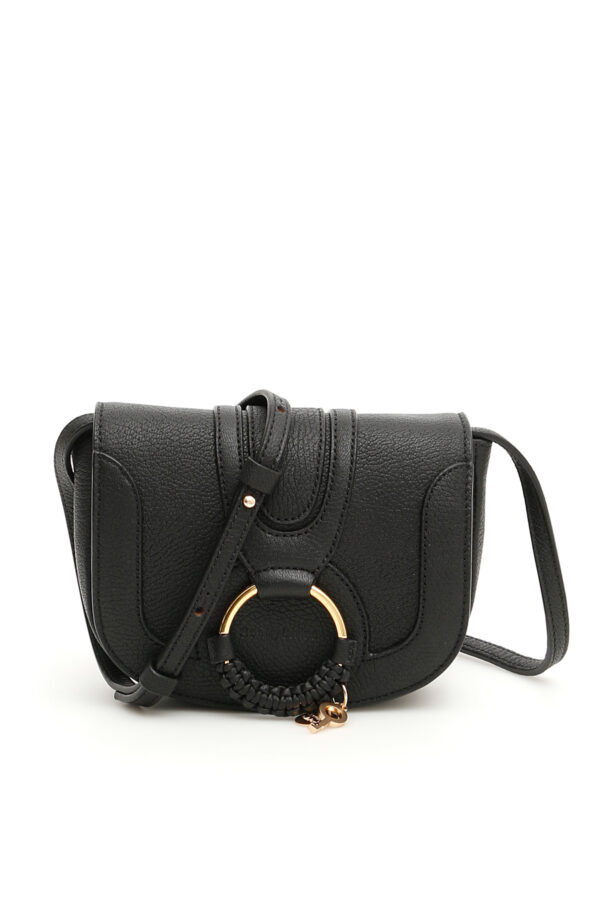 SEE BY CHLOE MINI HANA SHOULDER BAG OS Black Leather