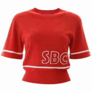 SEE BY CHLOE SWEATER WITH LOGO XS Red