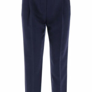 SEE BY CHLOE TROUSERS WITH PLEATS 36 Blue
