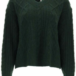 SEE BY CHLOE V-NECK SWEATER M Green