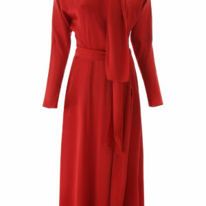 SIES MARJAN BEA DRESS 4 Red Silk