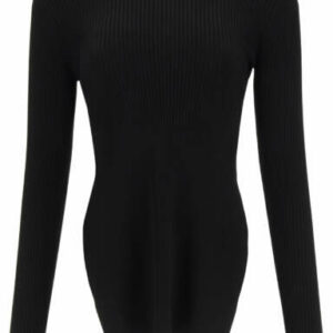 SPORTMAX ASYMMETRICAL SWEATER XS Black