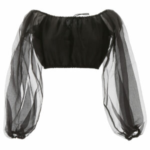 STAUD LELIANI ORGANZA TOP L Black