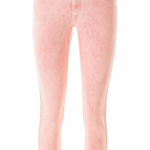 STELLA McCARTNEY BOYFRIEND SKINNY JEANS 24 Pink, Orange Cotton, Denim