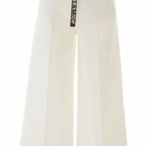 STELLA McCARTNEY DENIM CULOTTES 26 White Cotton, Denim