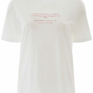 STELLA McCARTNEY LUCKY NUMBERS T-SHIRT S White, Red Cotton