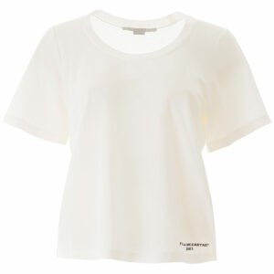 STELLA McCARTNEY STELLA 2001 PRINT T-SHIRT 40 Beige Cotton