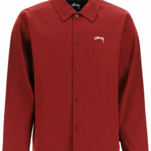 STUSSY CLASSIC COACH JACKET S Red Cotton, Technical