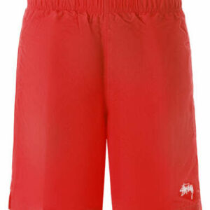 STUSSY SWIM TRUNKS WITH LOGO S Red