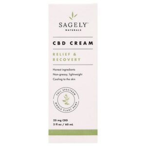 Sagely Naturals Relief & Recovery CBD Cream - 2.0 oz
