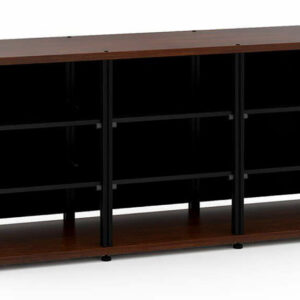 Salamander Designs Synergy Core Module Dark Walnut with Black Post AV Cabinet