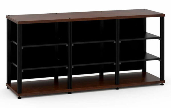 Salamander Designs Synergy Core Module Dark Walnut with Black Post AV Cabinet