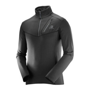 Salomon Discovery Half Zip Black Md