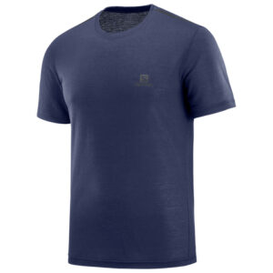 Salomon Explore SS Tee Shirt - Men's Nautical Blue Md