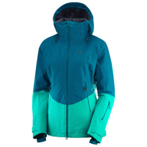 Salomon QST Guard Jacket - Women's Deep Lagoon/waterfall Sm