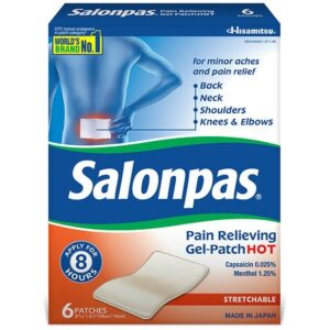 Salonpas Hot Pain Relieving Gel-Patches - 6.0 ea