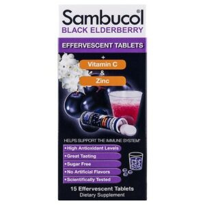 Sambucol Black Elderberry Effervescent Tablets - 15.0 ea