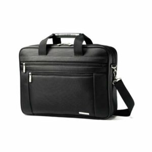 Samsonite Classic Business Perfect Fit Two Gusset Laptop Bag - 15.6" Black