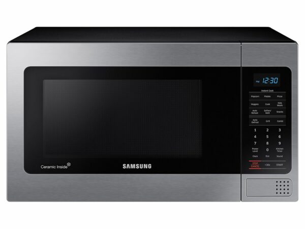 Samsung 1.1 cu. ft Countertop Microwave with Grilling Element in Stainless Steel(MG11H2020CT/AA)